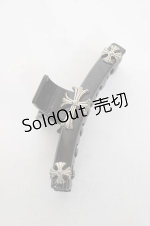 画像: PUNK / クロスヘアクリップ  黒 Y-26-03-01-022-PU-ZA-SZ-ZY