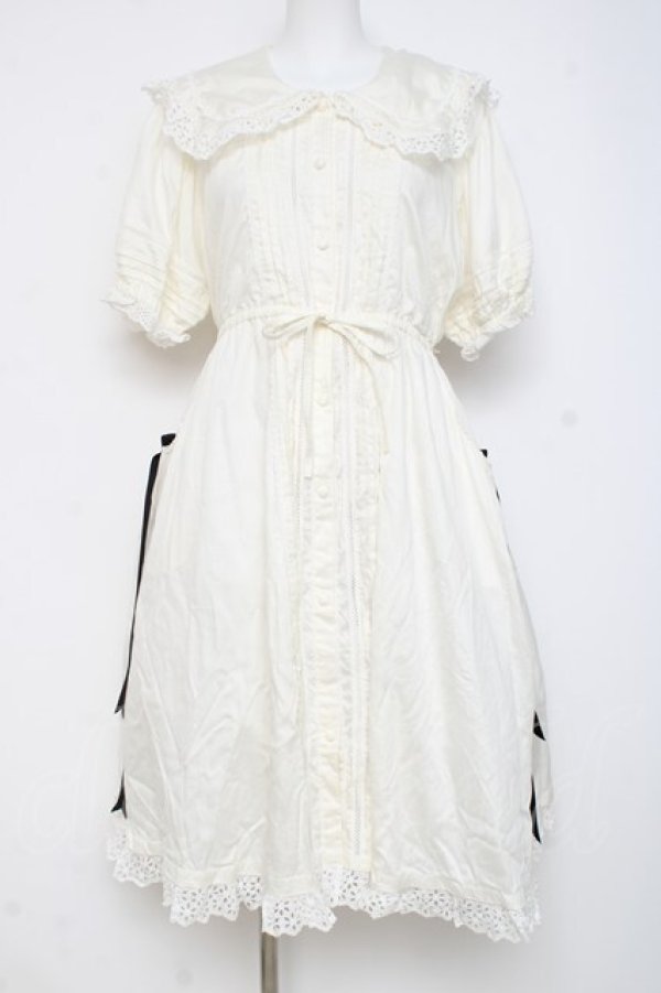 画像1: Angelic Pretty / Sugar Cottonワンピース  白 Y-26-03-01-157-AP-OP-SZ-ZY (1)