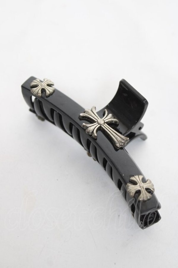 画像2: PUNK / クロスヘアクリップ  黒 Y-26-03-01-022-PU-ZA-SZ-ZY (2)