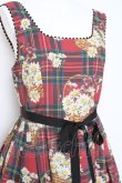 画像5: Emily Temple cute / マーガレットタータンノースリーブワンピース  赤 Y-26-03-01-158-ET-OP-SZ-ZY (5)