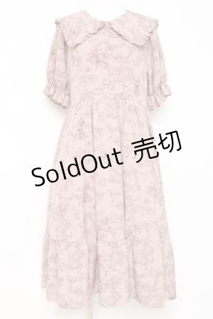 画像: m petit by misako / トワルドジュイセーラーワンピース  ピンク Y-26-03-01-159-LO-OP-SZ-ZY