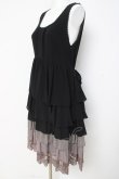 画像3: axes femme / グラデーションティアードワンピ  黒 Y-26-03-01-162-AX-OP-SZ-ZY (3)