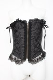 画像1: ATELIER PIERROT / Lace Up Long Corset  黒 Y-26-03-01-168-EL-TO-SZ-ZY (1)