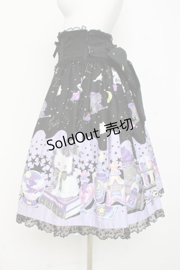 画像2: Angelic Pretty / Magical Milk Catsスカート  黒 Y-26-03-01-169-AP-SK-SZ-ZY (2)