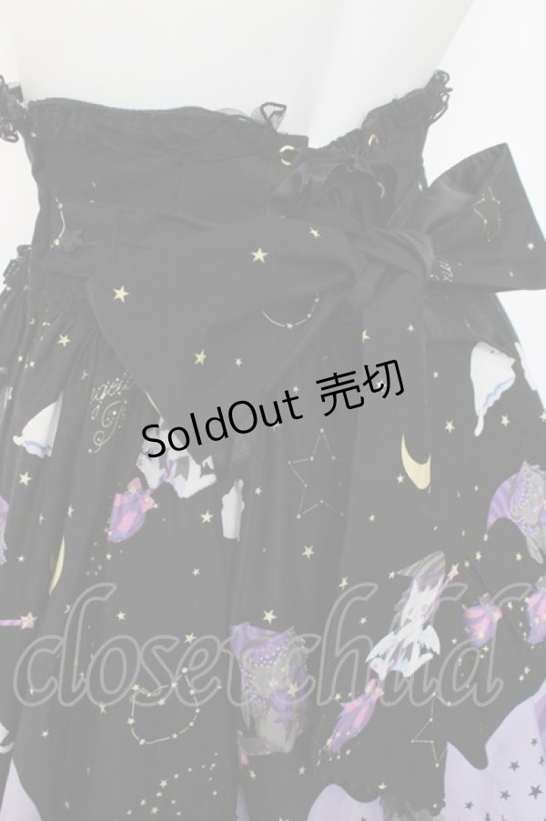 画像4: Angelic Pretty / Magical Milk Catsスカート  黒 Y-26-03-01-169-AP-SK-SZ-ZY (4)