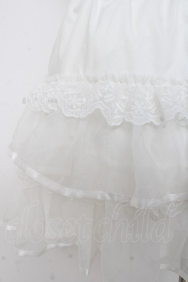 画像3: axes femme POETIQUE / ボリュームティアードミニスカート M 白 Y-26-03-01-175-AX-SK-SZ-ZY (3)