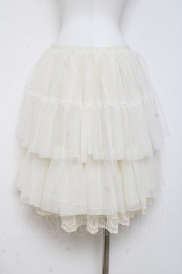 画像2: axes femme kawaii / グラデーションチュールパニエ M 生成り Y-26-03-01-178-AX-SK-SZ-ZY (2)