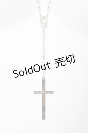 画像: Sheglit / "Sacred"クラシックロザリオ  ホワイト×ブラック Y-26-03-01-002-EL-AC-IG-ZY