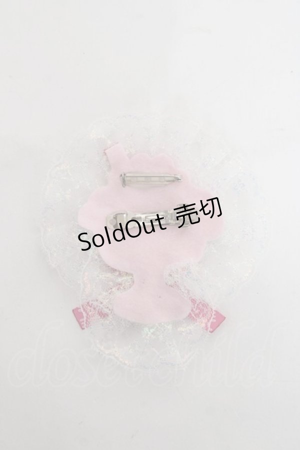 画像2: Nile Perch / サンデーワッペン2WAYクリップ&バレッタ  ミント×ピンク Y-26-03-01-032-LO-AC-SZ-ZY (2)