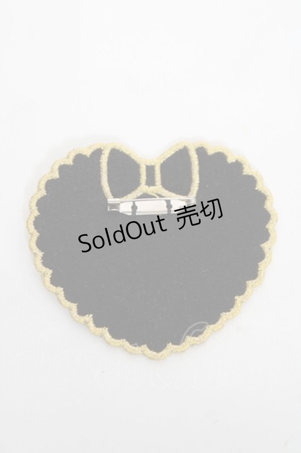 画像2: Angelic Pretty / Dolls Collectionヘッドドレス のブローチ  黒 Y-26-03-01-034-AP-AC-SZ-ZY (2)