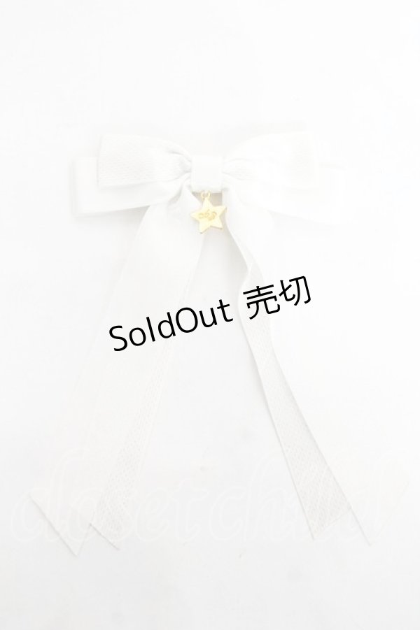 画像1: Angelic Pretty / Shinyリボンクリップ  白 Y-26-03-01-035-AP-AC-SZ-ZY (1)