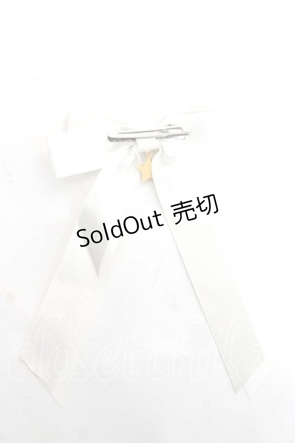 画像2: Angelic Pretty / Shinyリボンクリップ  白 Y-26-03-01-035-AP-AC-SZ-ZY (2)