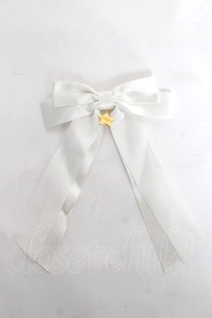 画像: Angelic Pretty / Shinyリボンクリップ  白 Y-26-03-01-036-AP-AC-SZ-ZY