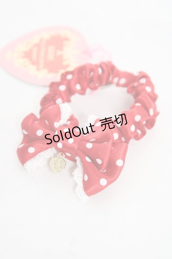 画像1: BABY, THE STARS SHINE BRIGHT / My Sweet Baby Cafe ミニ シュシュ  えんじ Y-26-03-01-040-BA-AC-IG-ZY (1)