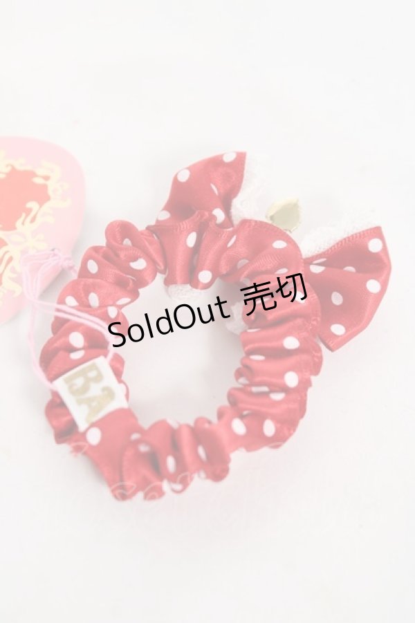 画像2: BABY, THE STARS SHINE BRIGHT / My Sweet Baby Cafe ミニ シュシュ  えんじ Y-26-03-01-040-BA-AC-IG-ZY (2)