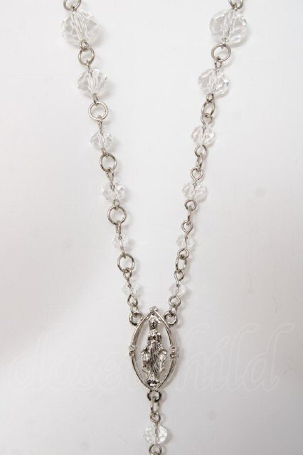 画像4: Sheglit / "Sacred"クラシックロザリオ  ホワイト×ブラック Y-26-03-01-002-EL-AC-IG-ZY (4)