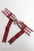 画像1: LOTUS ribbon / リボンクリップ  ワイン Y-26-03-01-043-EL-AC-SZ-ZY (1)
