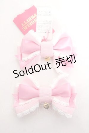 画像: Angelic Pretty / 配色リボンクリップSet  ピンク Y-26-03-01-045-AP-AC-IG-ZY
