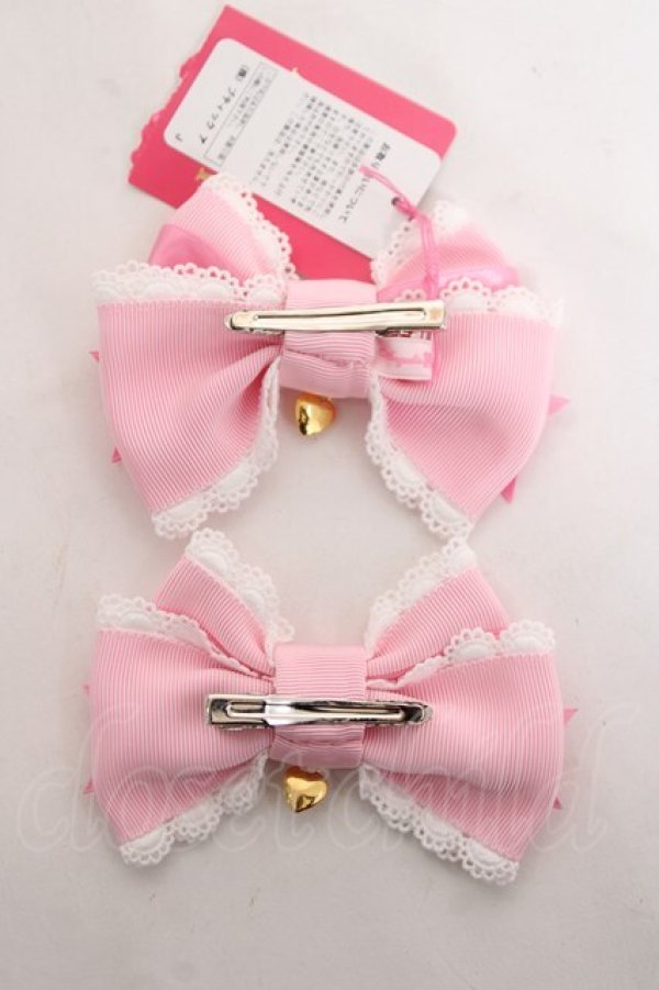画像2: Angelic Pretty / 配色リボンクリップSet  ピンク Y-26-03-01-045-AP-AC-IG-ZY (2)