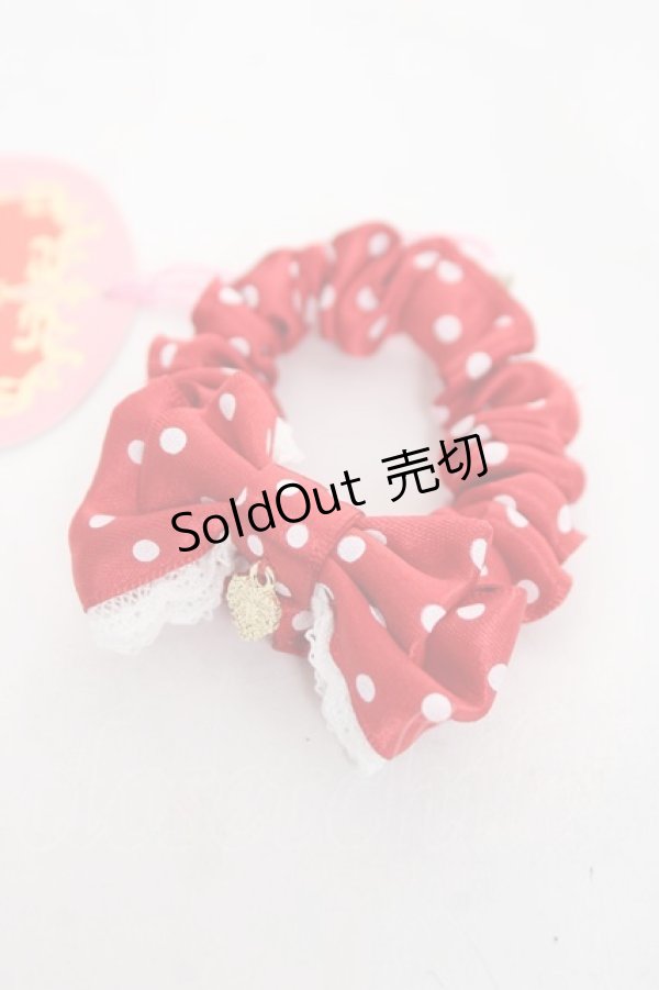 画像1: BABY, THE STARS SHINE BRIGHT / My Sweet Baby Cafe ミニ シュシュ  えんじ Y-26-03-01-046-BA-AC-IG-ZY (1)