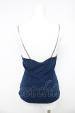 画像2: Ozz Croce / ドクロ刺繍キャミ  紺 Y-26-03-03-046-OO-TO-SZ-ZY (2)