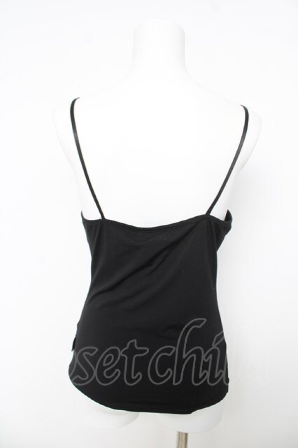 画像2: Ozz On / 薔薇刺繍キャミソール  黒 Y-26-03-03-048-OO-TO-SZ-ZY (2)