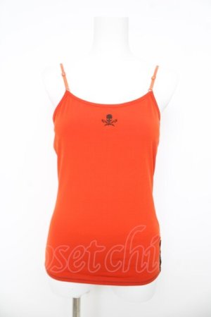 画像: Ozz Croce / スカル刺繍キャミ  オレンジ Y-26-03-03-051-OO-TO-SZ-ZY