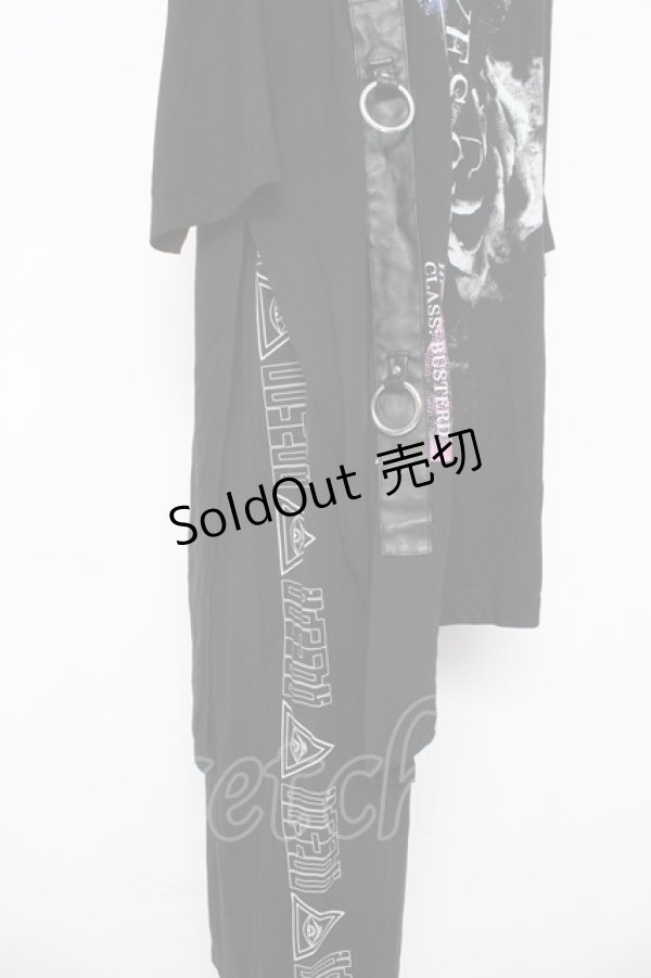 画像3: SEX POT ReVeNGe / FIX EYES SIDE FLAP カットソー L ブラック Y-26-03-03-079-SP-TO-SZ-ZY (3)