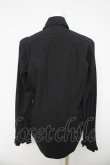 画像2: SEXY DYNAMITE LONDON / フロントフリルブラウス men's F ブラック Y-26-03-03-083-PU-BL-SZ-ZY (2)