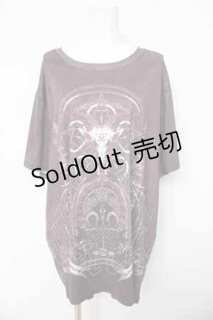 画像: OZZ ANGELO / ナイトメアプリントロングT  エンジ Y-26-03-03-085-OO-TO-SZ-ZY