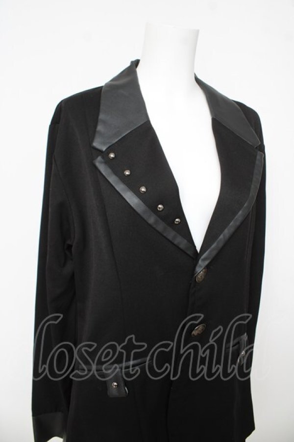 画像3: SEX POT ReVeNGe / レザー切替ジャケット L ブラック/グレー Y-26-03-03-088-SP-JA-SZ-ZY (3)