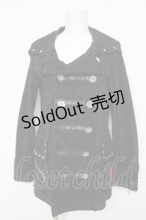 画像: ALGONQUINS / ダブルボタンジャケット 1 黒 Y-26-03-03-091-AL-JA-SZ-ZY