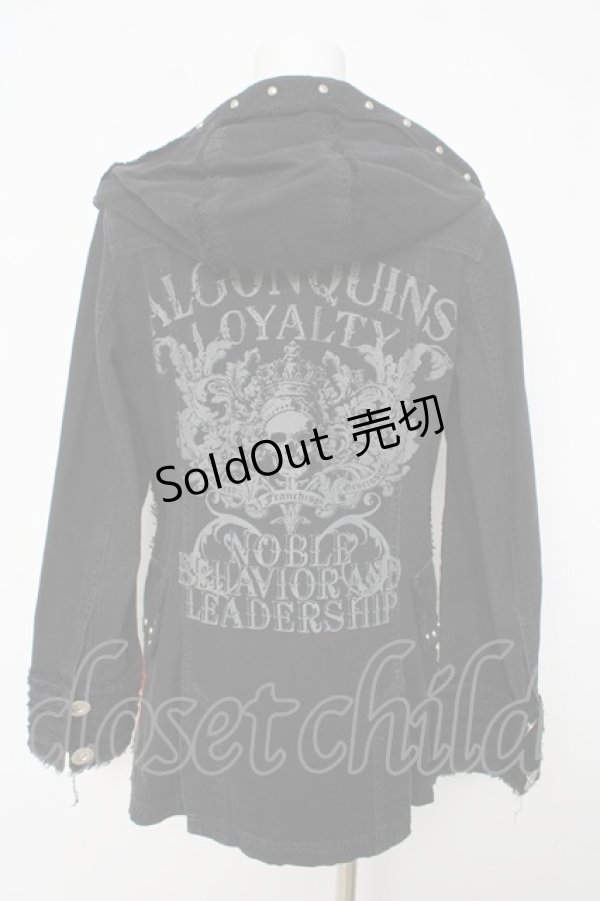 画像2: ALGONQUINS / ダブルボタンジャケット 1 黒 Y-26-03-03-091-AL-JA-SZ-ZY (2)