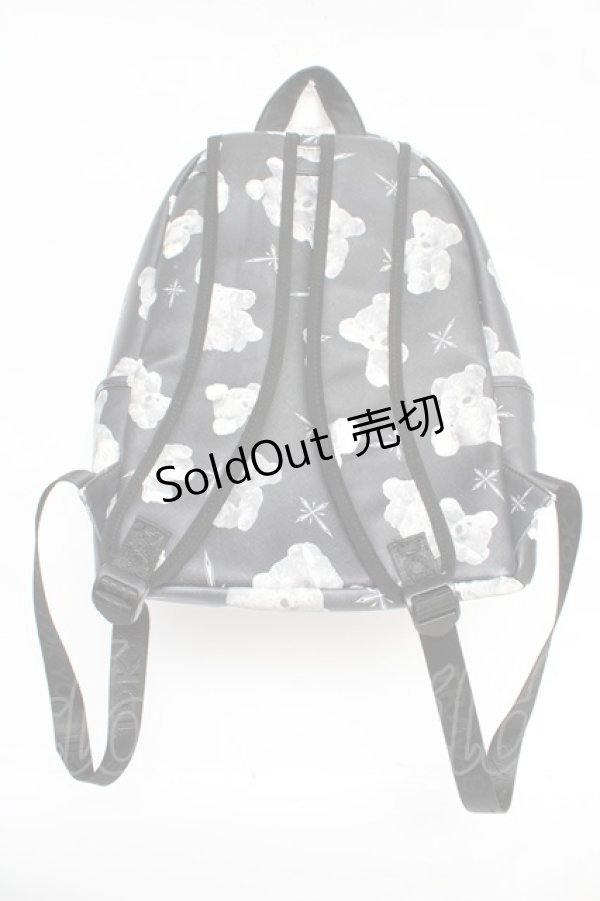 画像2: TRAVAS TOKYO / PUBack Pack /くまプリント総柄バックパック F ブラック Y-26-03-03-008-PU-BG-SZ-ZY (2)