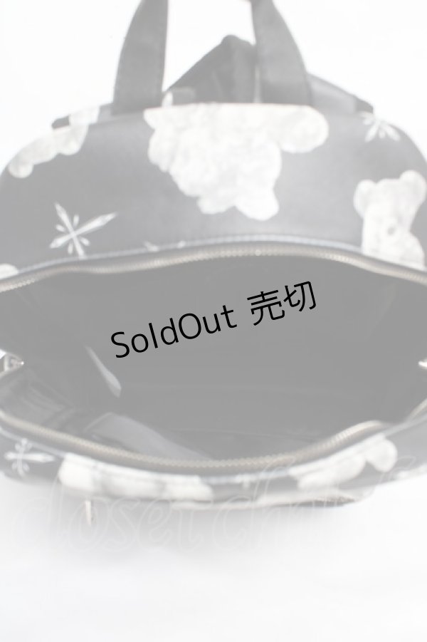 画像6: TRAVAS TOKYO / PUBack Pack /くまプリント総柄バックパック F ブラック Y-26-03-03-008-PU-BG-SZ-ZY (6)