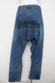 画像2: ALGONQUINS / ダメージデニムサルエルパンツ F ブルー Y-26-03-03-116-AL-PA-SZ-ZY (2)