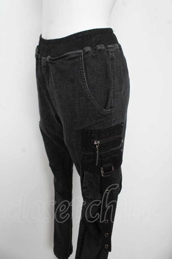 画像3: Qutie Frash / ミリタリーデニムパンツ  グレー Y-26-03-03-119-QU-PA-SZ-ZY (3)