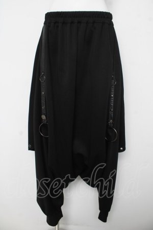 画像: SEX POT ReVeNGe / プリントフラップサルエルパンツ L 黒 Y-26-03-03-120-SP-PA-SZ-ZY