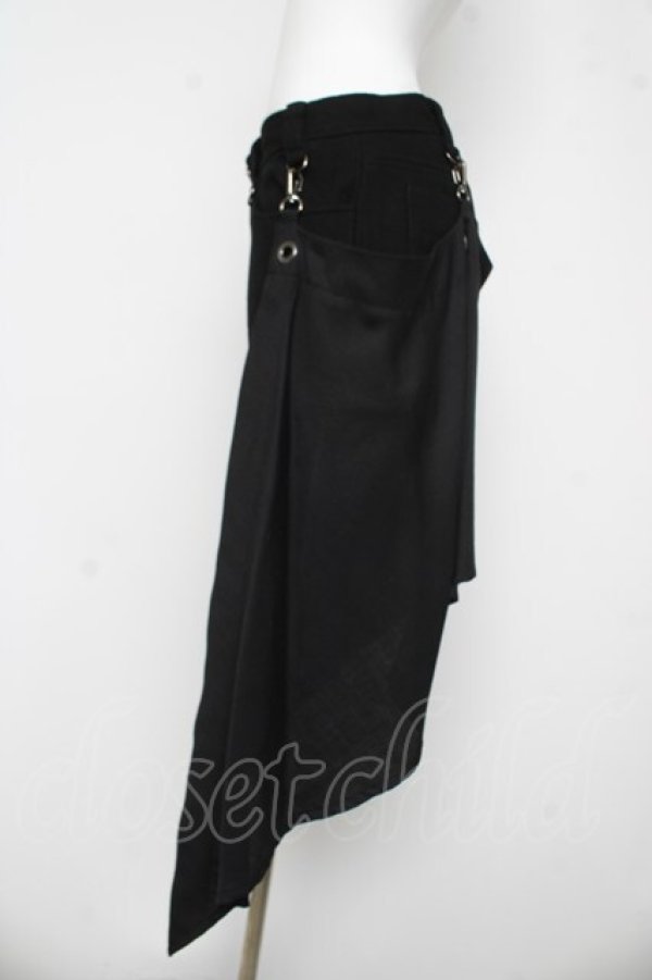 画像3: BPN / フラップ付ショートパンツ M 黒 Y-26-03-03-121-GO-PA-SZ-ZY (3)