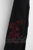画像3: Ozz Croce / 龍刺繍ZIPパンツ  ブラック/レッド Y-26-03-03-122-OO-PA-SZ-ZY (3)