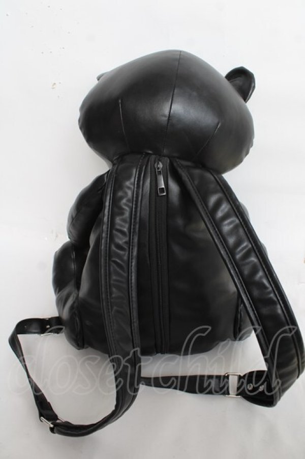 画像4: MAD MAD / DOLLS BEAR BAG  黒 Y-26-03-03-009-PU-BG-SZ-ZY (4)