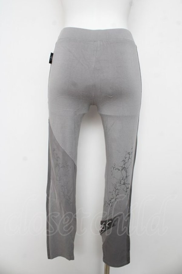 画像2: Ozz Croce / メッシュ切替レギンスパンツ  グレー Y-26-03-03-124-OO-PA-SZ-ZY (2)