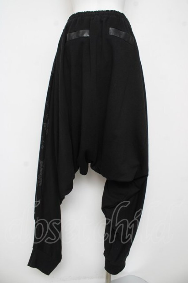 画像2: SEX POT ReVeNGe / チェーン付きサルエルパンツ M 黒 Y-26-03-03-126-SP-PA-SZ-ZY (2)