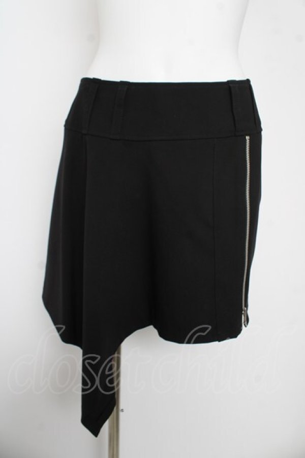 画像2: PEACE NOW / エヴィちゃんフラップ付きアシメスカート M ブラック Y-26-03-03-134-PU-SK-SZ-ZY (2)