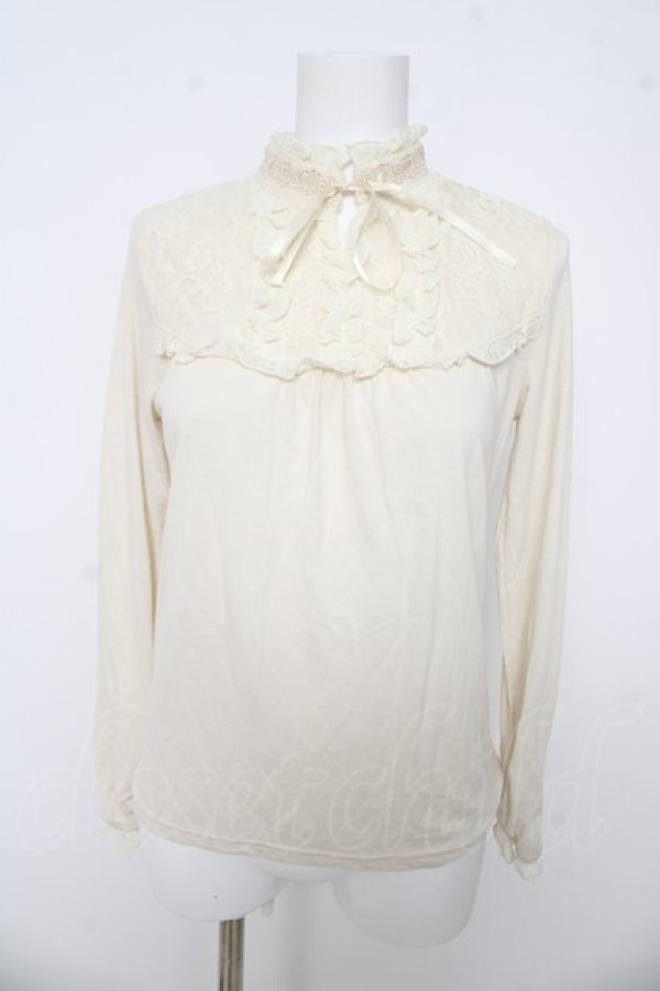 画像1: axes femme / スタンドカラーインナープルオーバー  生成り Y-26-03-03-012-AX-TO-SZ-ZY (1)