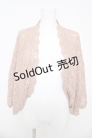 画像: axes femme / レースドルマントップス  ピンク Y-26-03-03-014-AX-TO-SZ-ZY