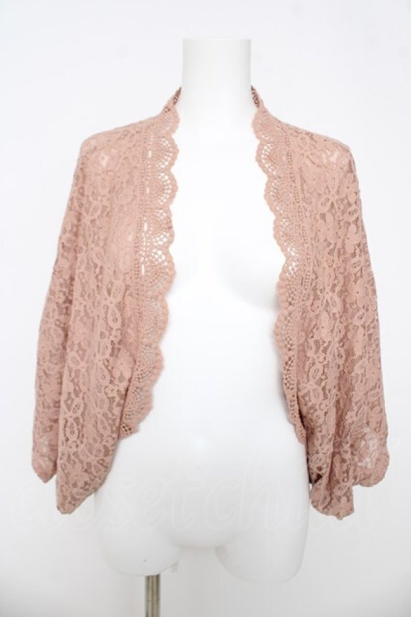 画像1: axes femme / レースドルマントップス  ピンク Y-26-03-03-014-AX-TO-SZ-ZY (1)