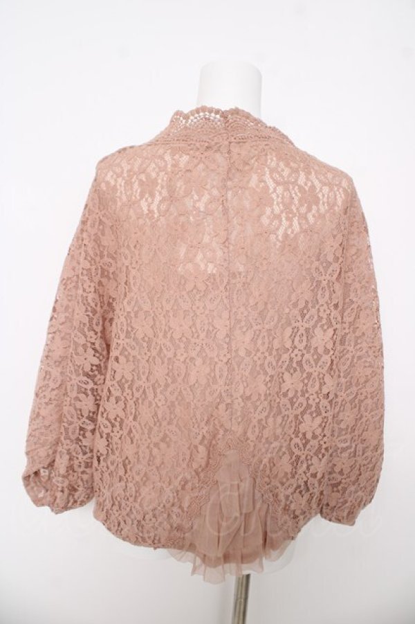画像2: axes femme / レースドルマントップス  ピンク Y-26-03-03-014-AX-TO-SZ-ZY (2)