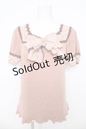 画像: axes femme / BIGリボンプルオーバー  ピンク Y-26-03-03-016-AX-TO-SZ-ZY