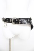 画像2: SEX POT ReVeNGe / スカルリングベルト  ブラック Y-26-03-03-003-SP-ZA-SZ-ZY (2)